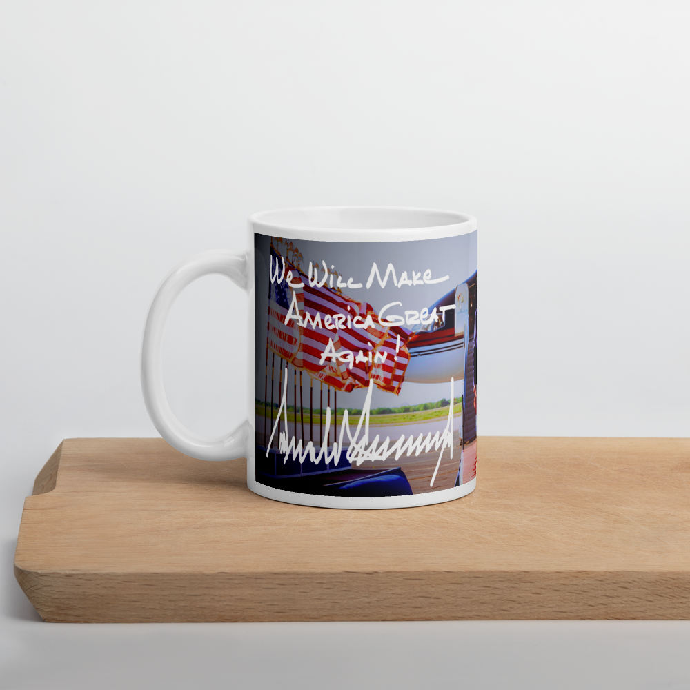 マグカップ [MAGA Handwriting][TRUMP FORCE ONE][02] - 画像 (3)