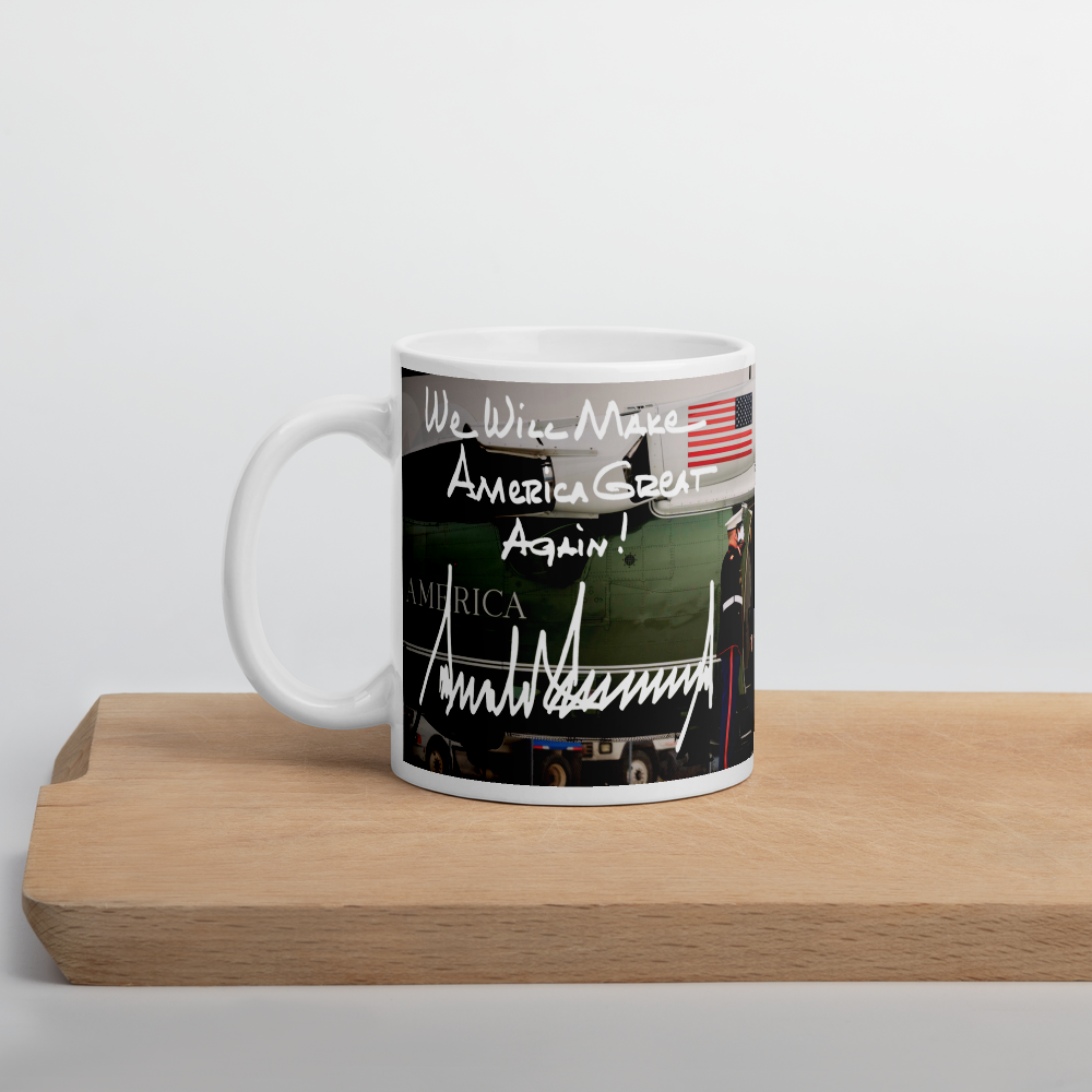 マグカップ [MAGA Handwriting][Marine One] - 画像 (3)