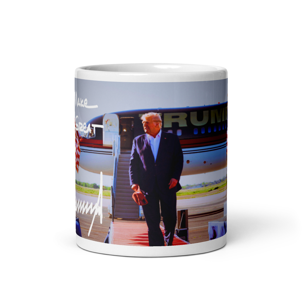 マグカップ [MAGA Handwriting][TRUMP FORCE ONE][02] - 画像 (2)