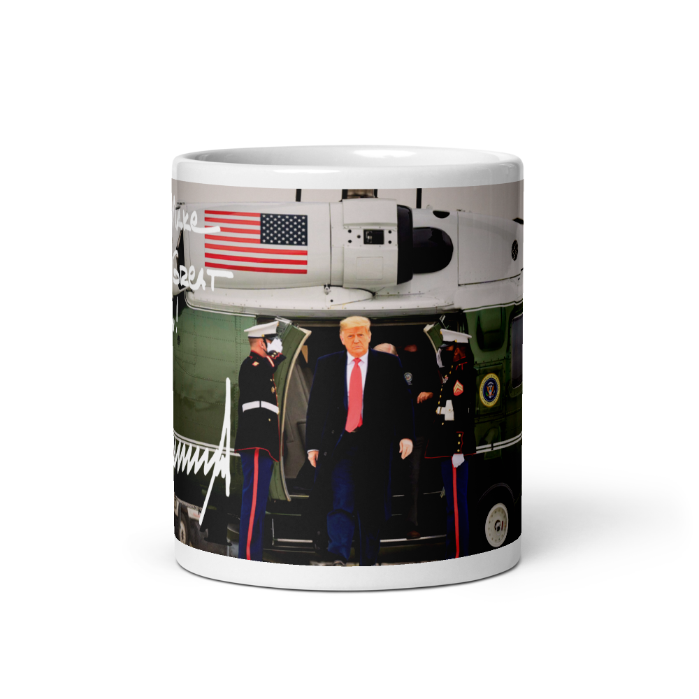 マグカップ [MAGA Handwriting][Marine One] - 画像 (2)