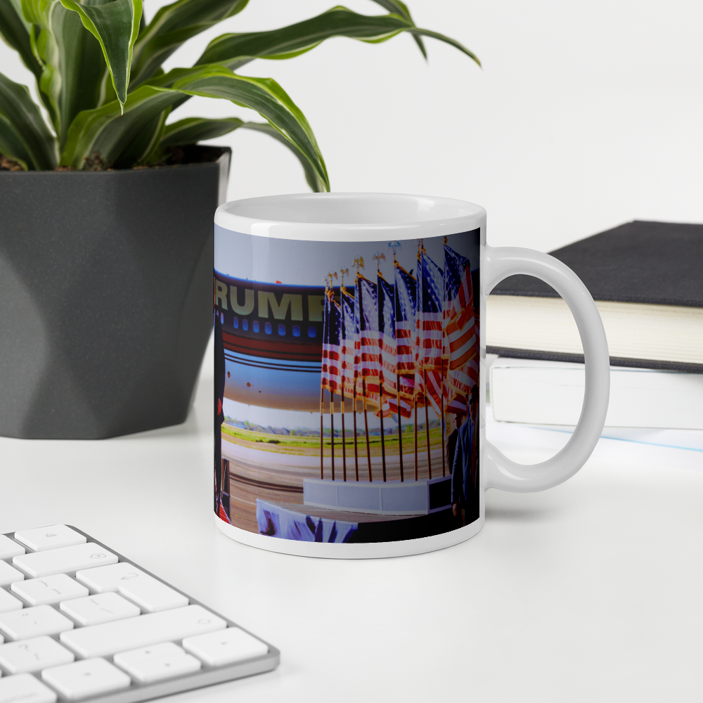 マグカップ [MAGA Handwriting][TRUMP FORCE ONE][02]