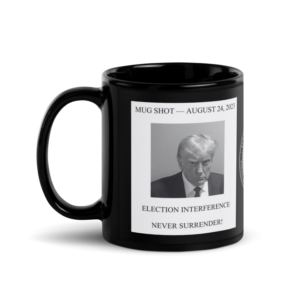 マグカップ [大統領マグショット][黒]MGSMG-001