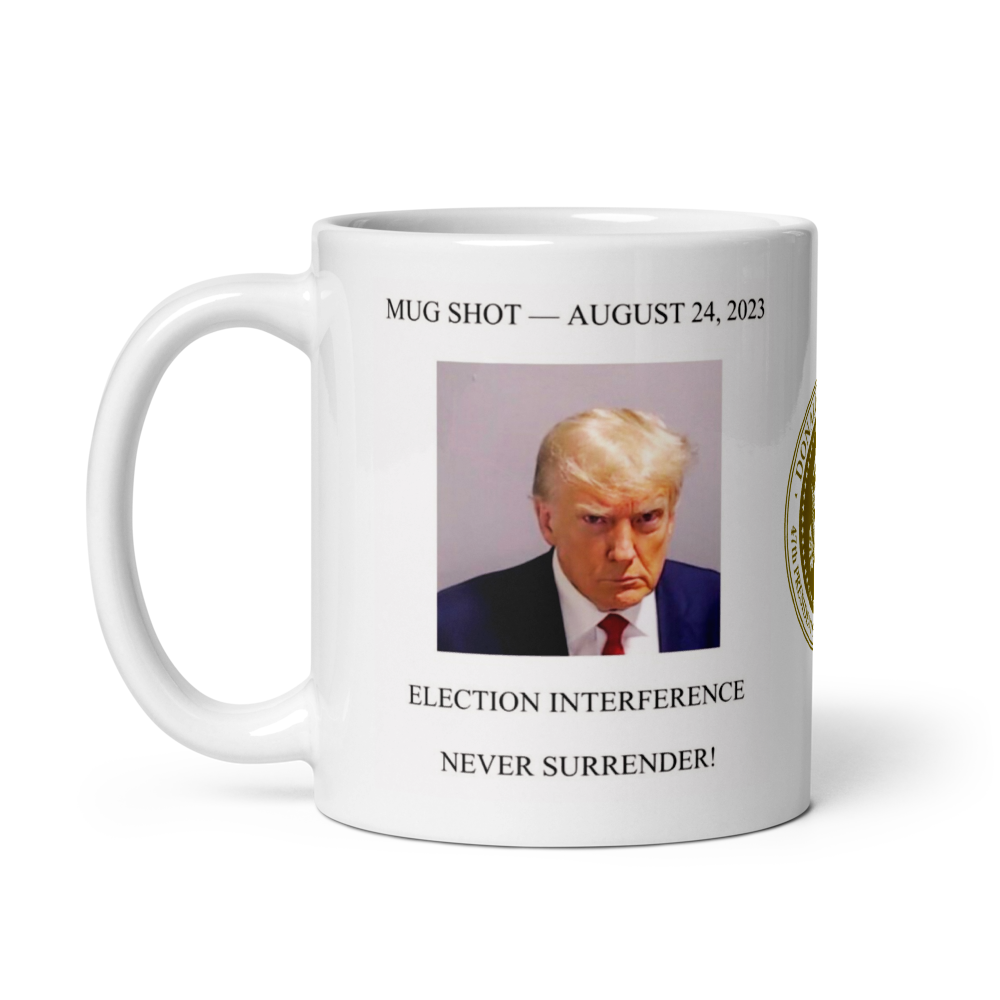 マグカップ [大統領マグショット][白]MGSMG-003