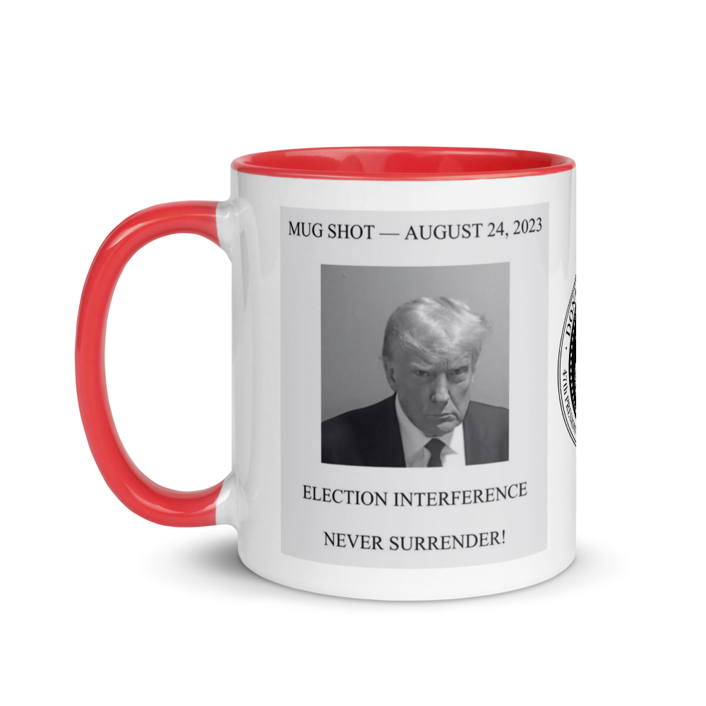 マグカップ [大統領マグショット][白＆赤]MGSMG-006