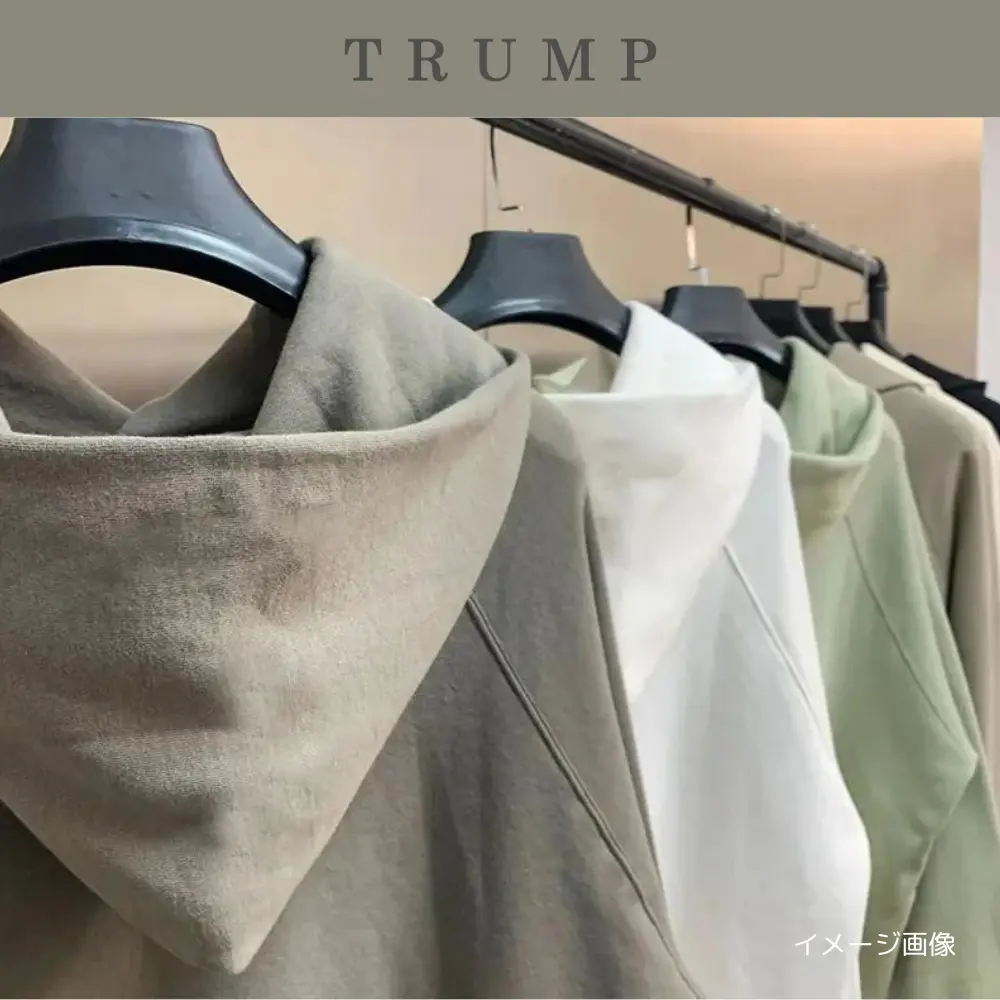 フーデッドパーカー [TRUMPエンブレム]MGHD-01[ベージュ] - 画像 (10)