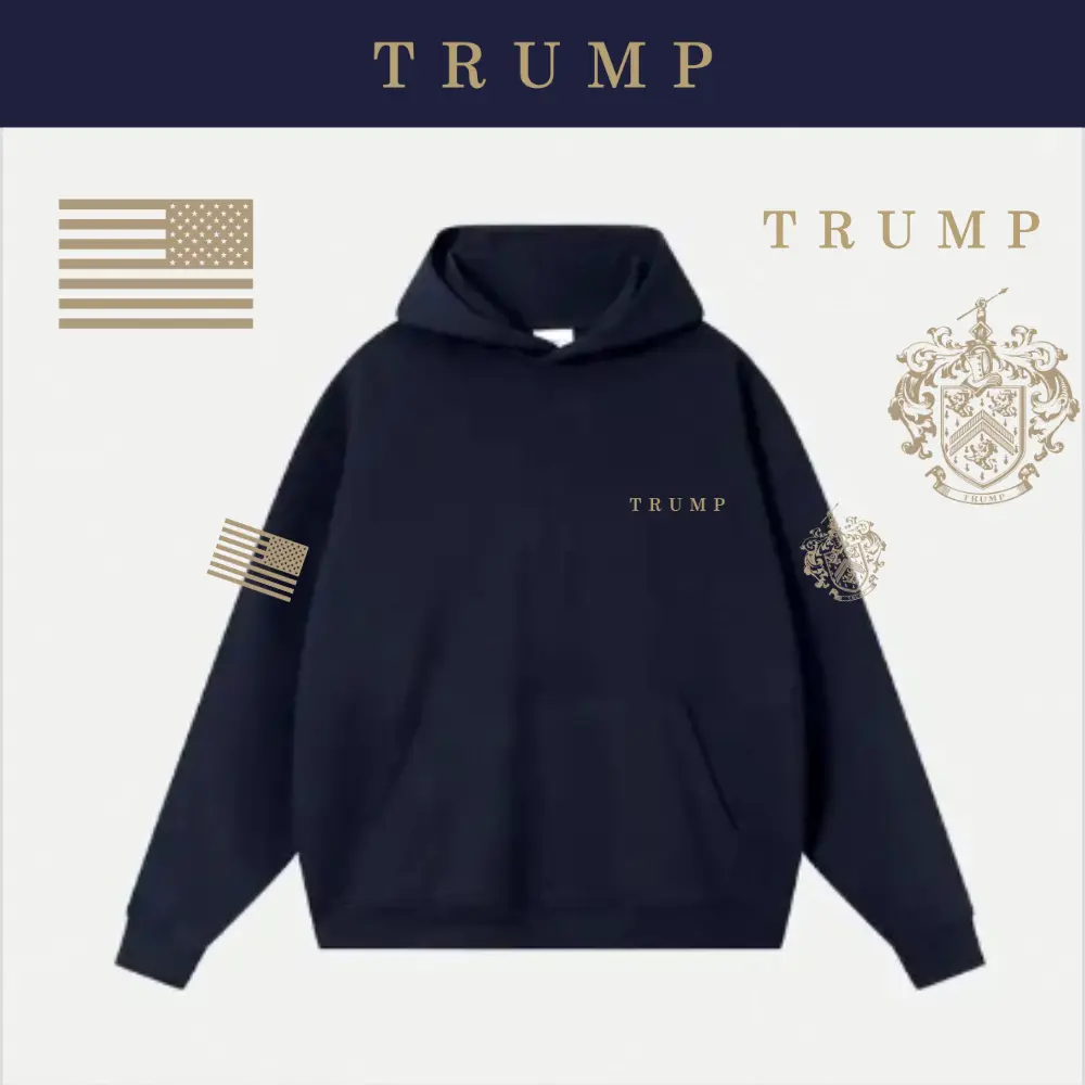 フーデッドパーカー [TRUMPエンブレム]STHD-01[ネイビー]