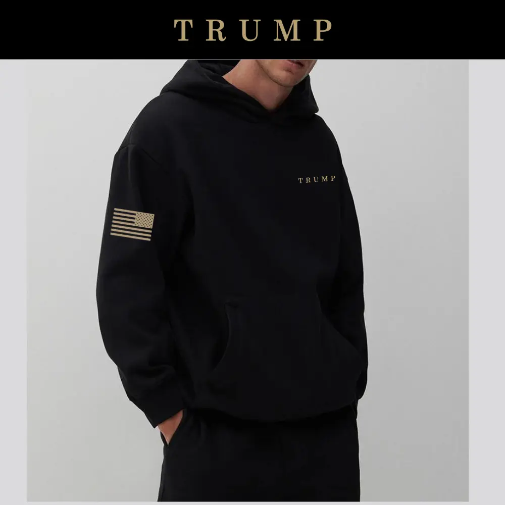 フーデッドパーカー [TRUMPエンブレム]STHD-01[ネイビー] - 画像 (2)
