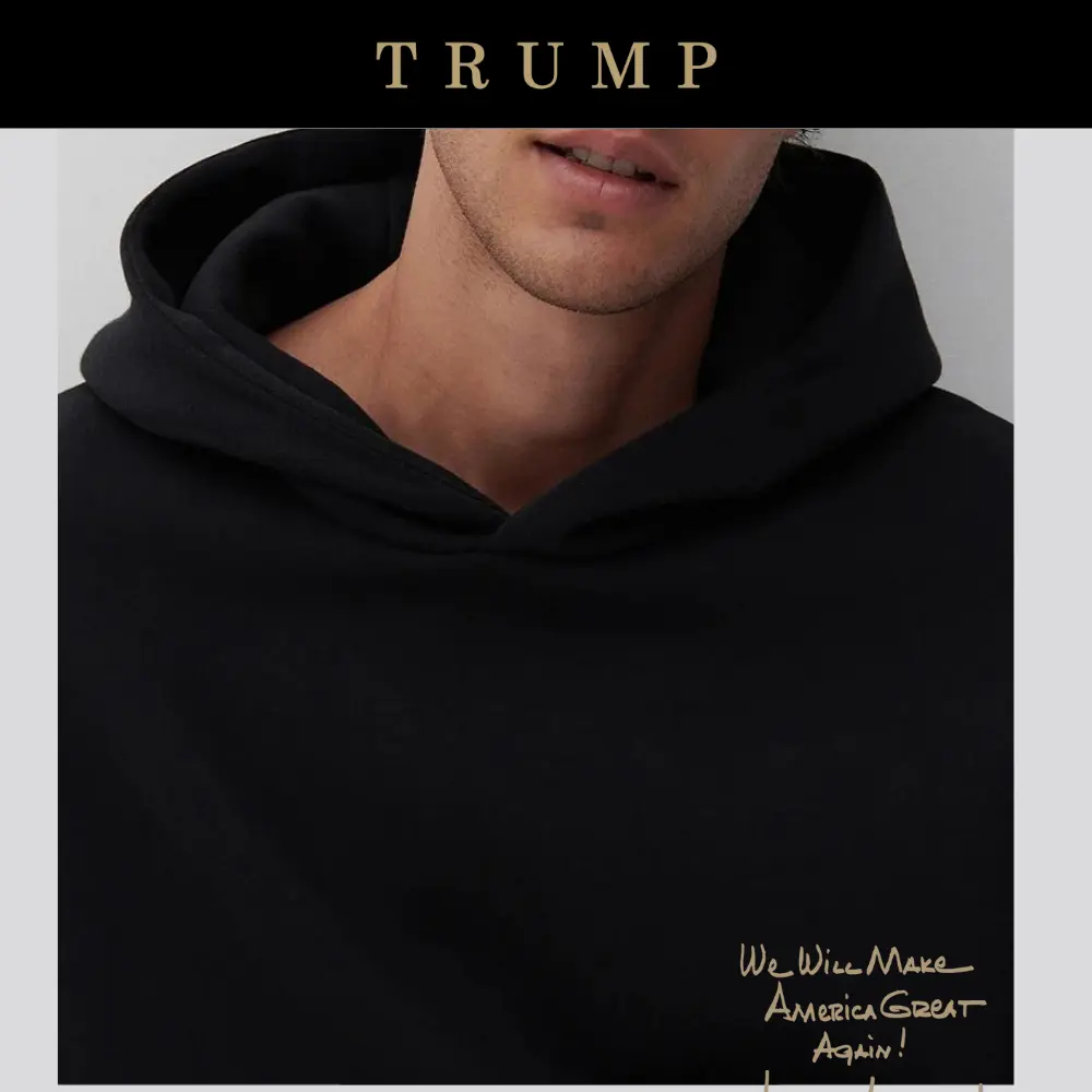 フーデッドパーカー [TRUMPエンブレム]STHD-01[ネイビー] - 画像 (3)