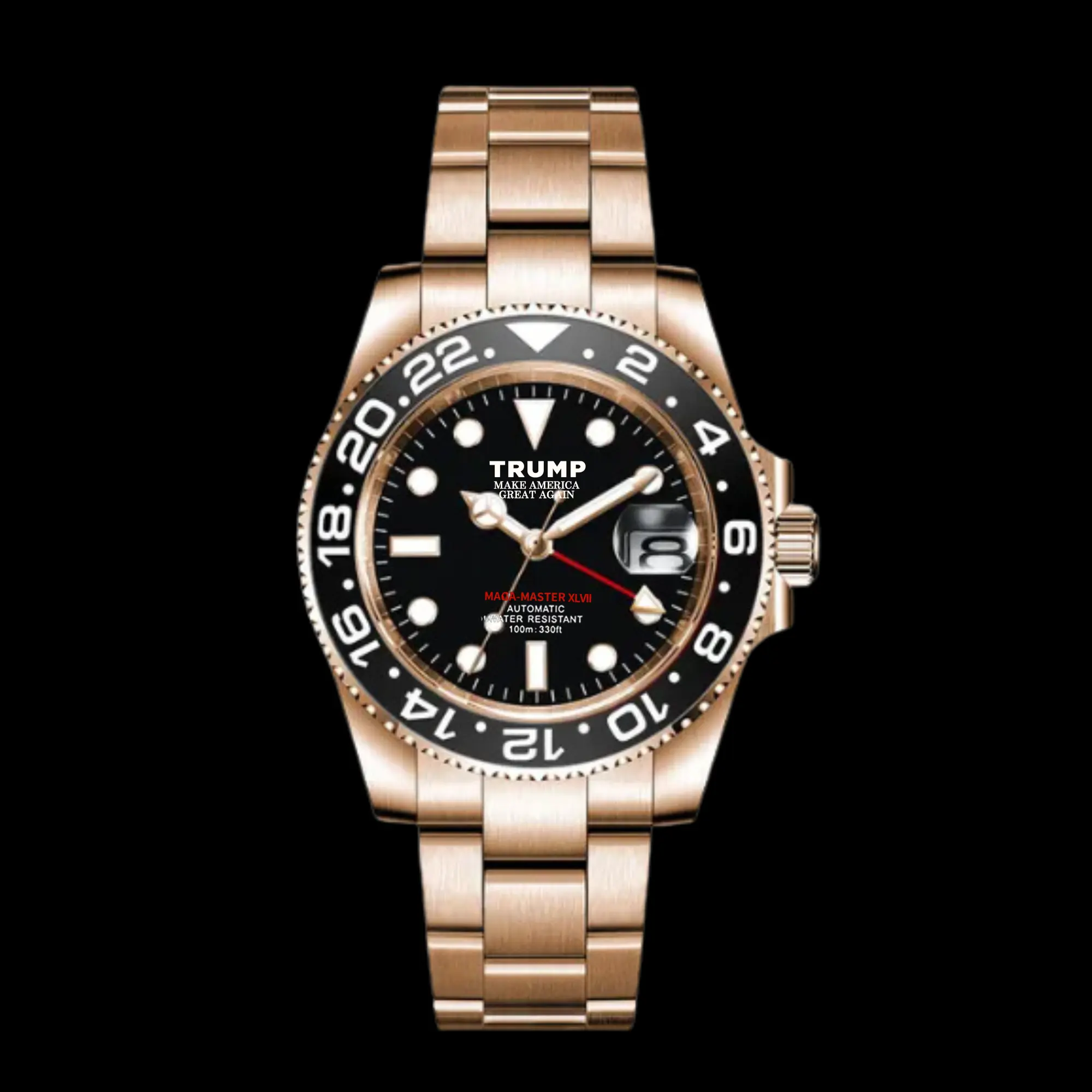 オリジナルデザイン腕時計 [MAGA-MASTER XLVII] ローズゴールド(5)