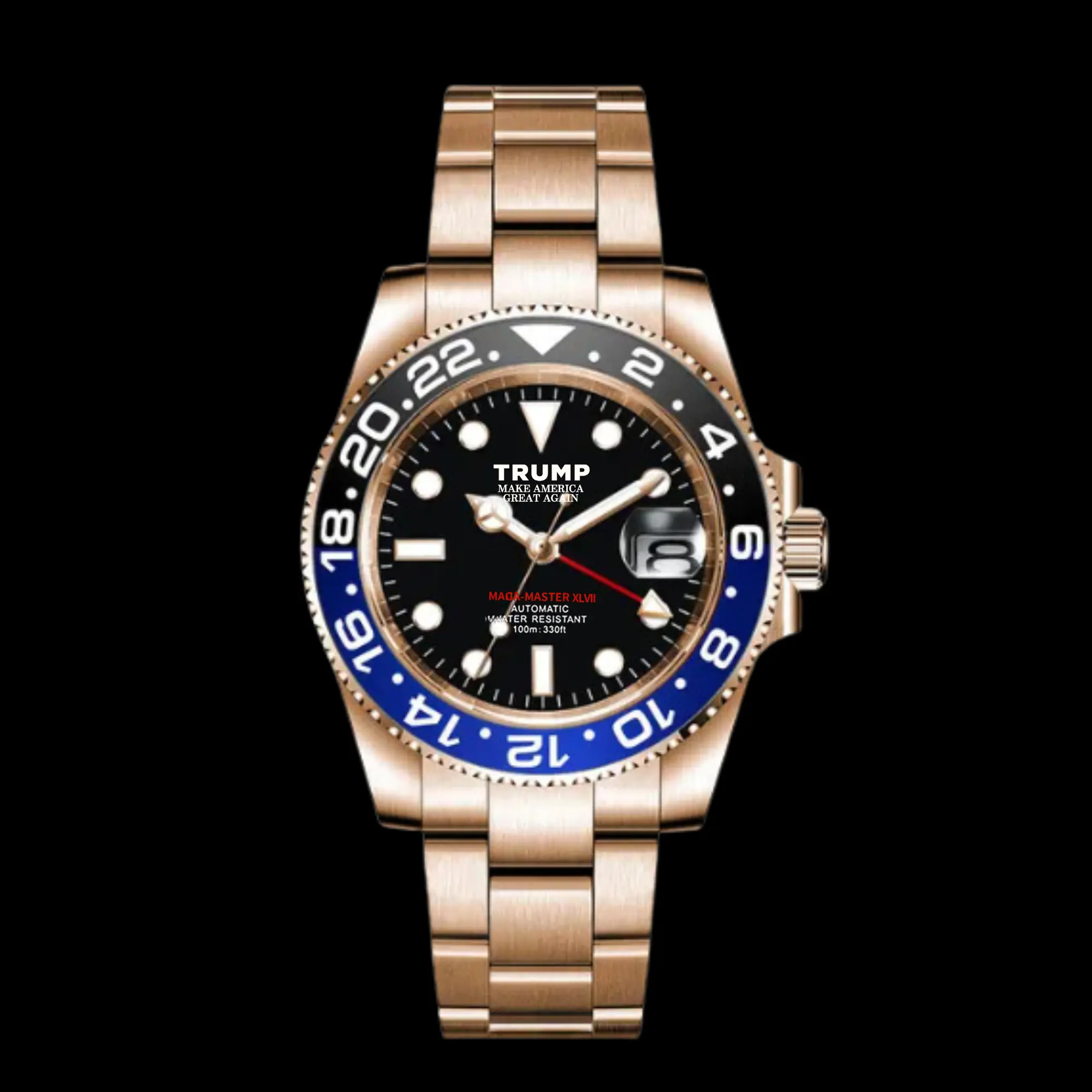 オリジナルデザイン腕時計 [MAGA-MASTER XLVII] ローズゴールド(6)