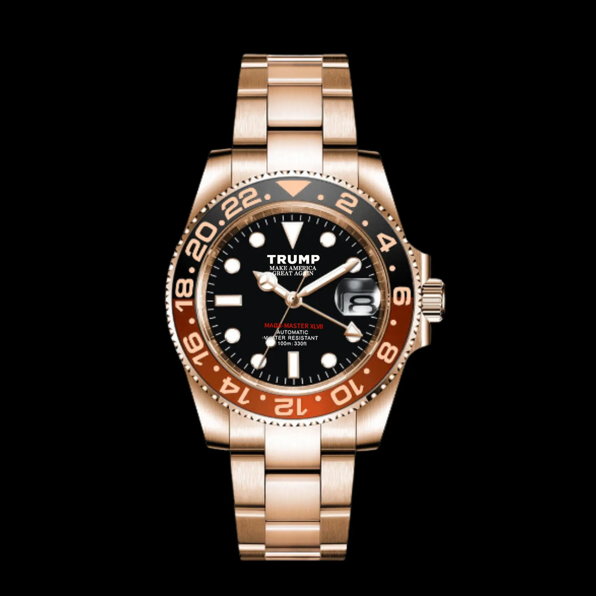 オリジナルデザイン腕時計 [MAGA-MASTER XLVII] ローズゴールド(4)