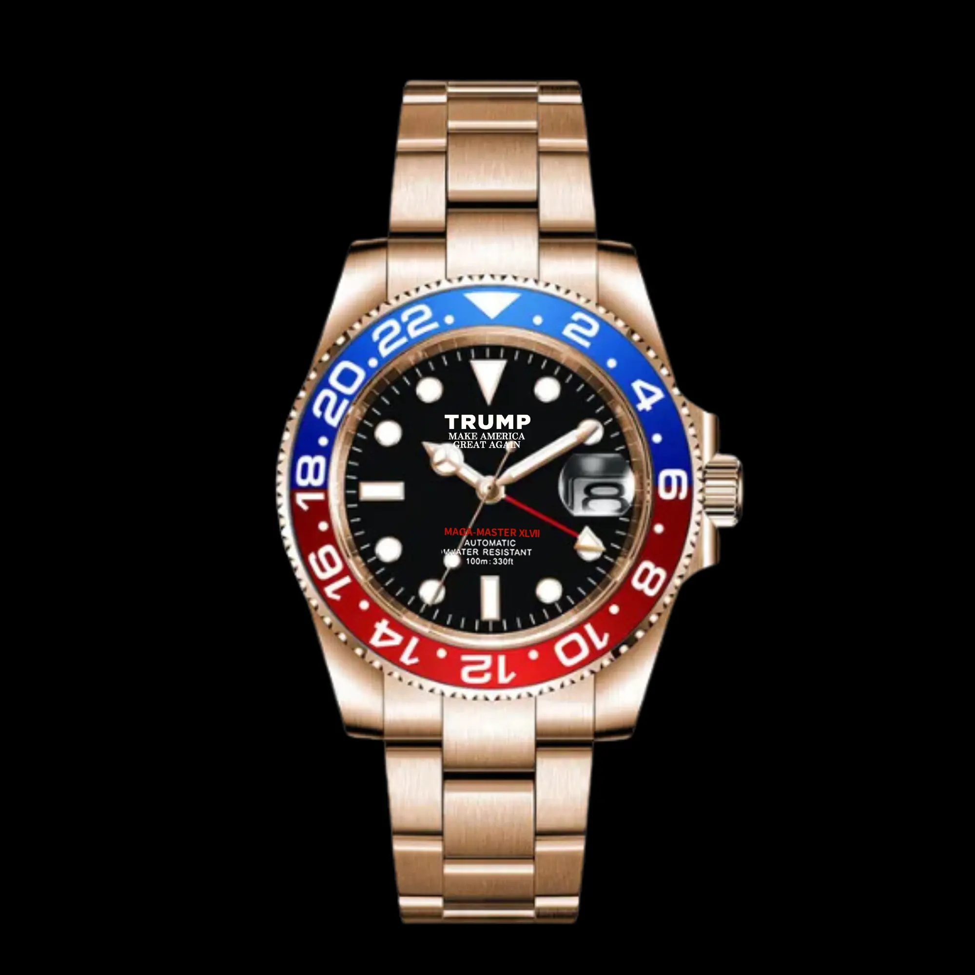 オリジナルデザイン腕時計 [MAGA-MASTER XLVII] ローズゴールド(2)