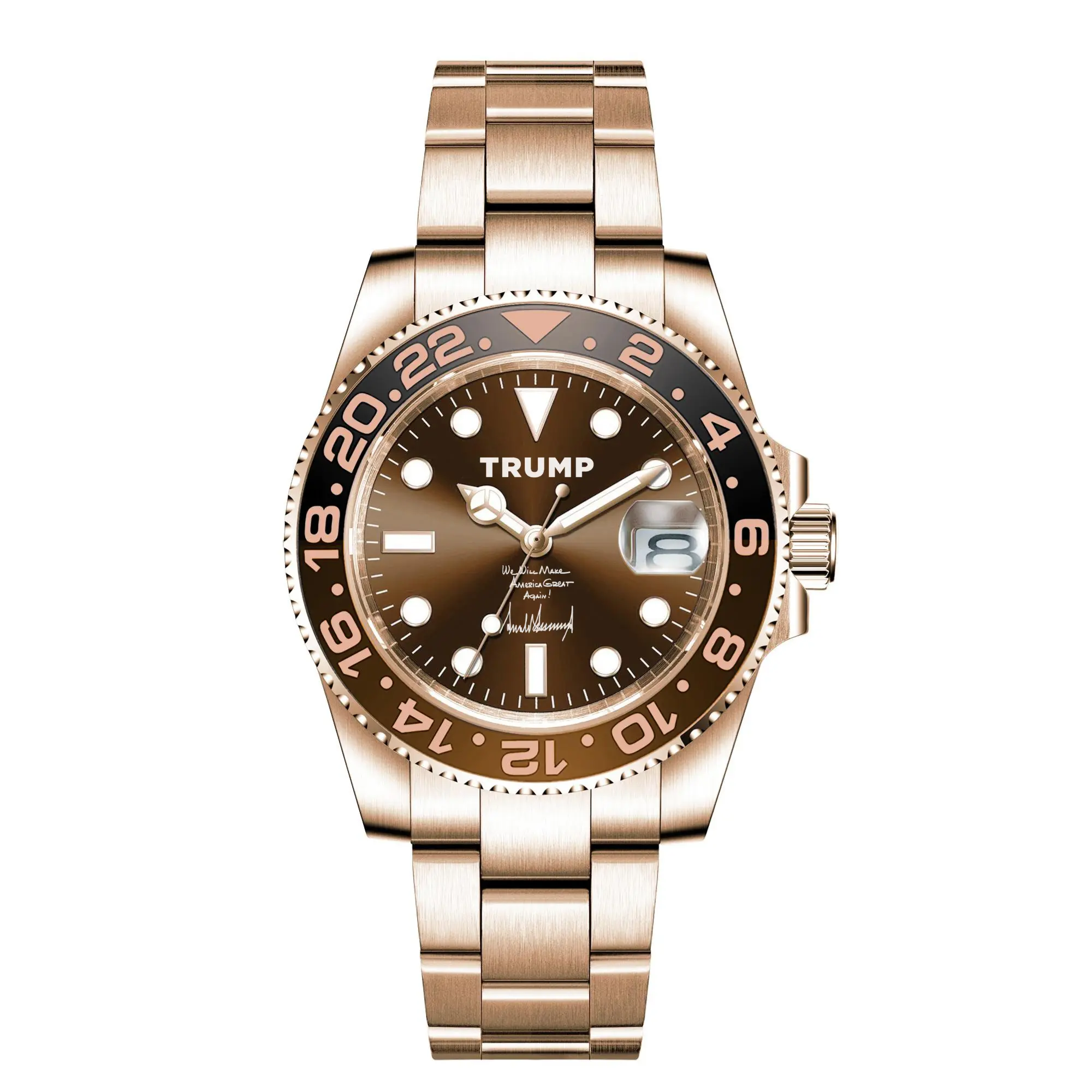 オリジナルデザイン腕時計 [MAGA-MASTER XLVII] ローズゴールド(1)