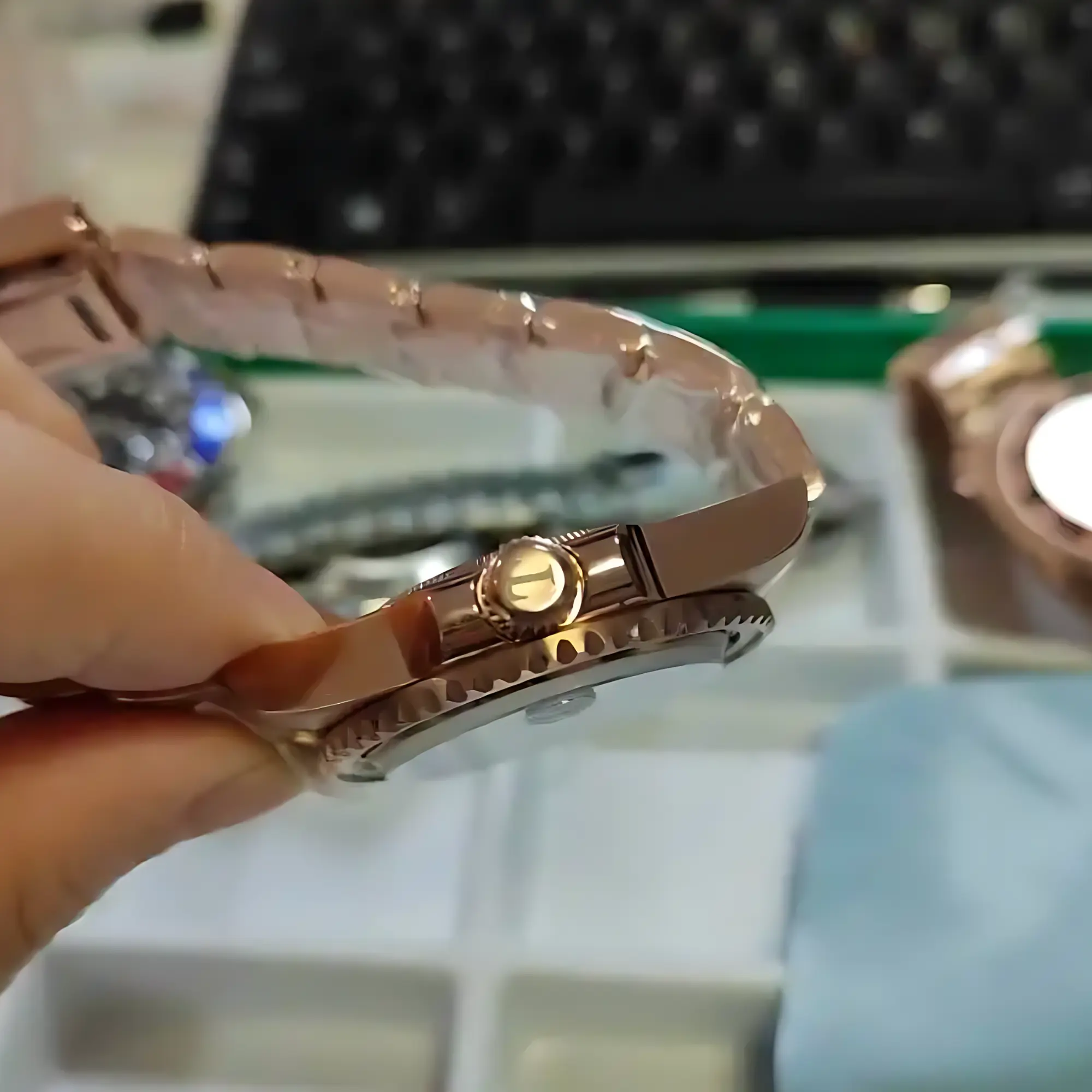 オリジナルデザイン腕時計 [MAGA-MASTER XLVII] ローズゴールド(2) - 画像 (7)