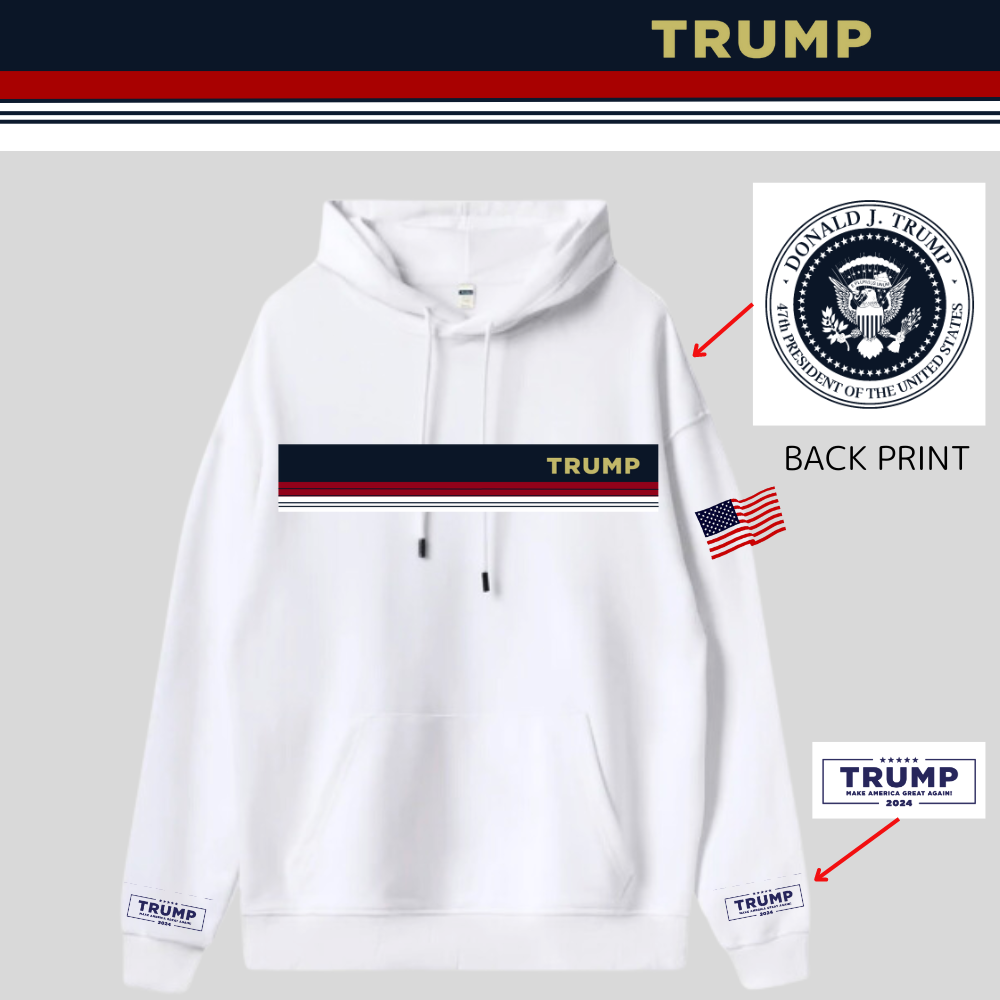 TRUMP Force One フーデッドパーカー[白]