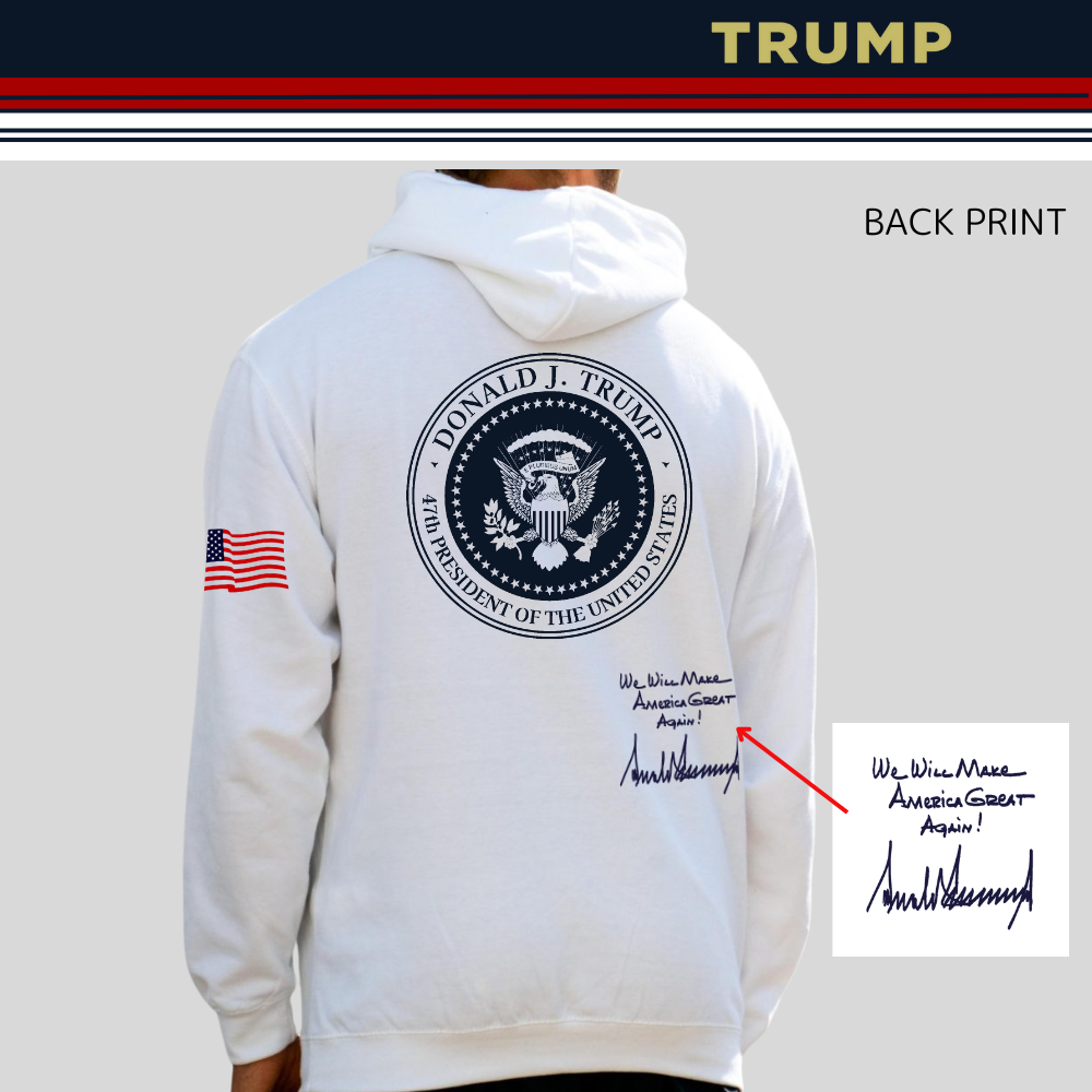 TRUMP Force One フーデッドパーカー[白] - 画像 (2)