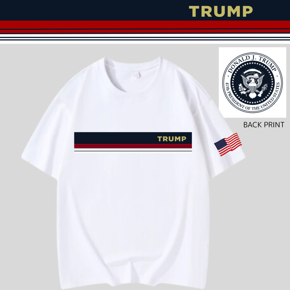 TRUMP Force One プレミアムコットンTシャツ[白]
