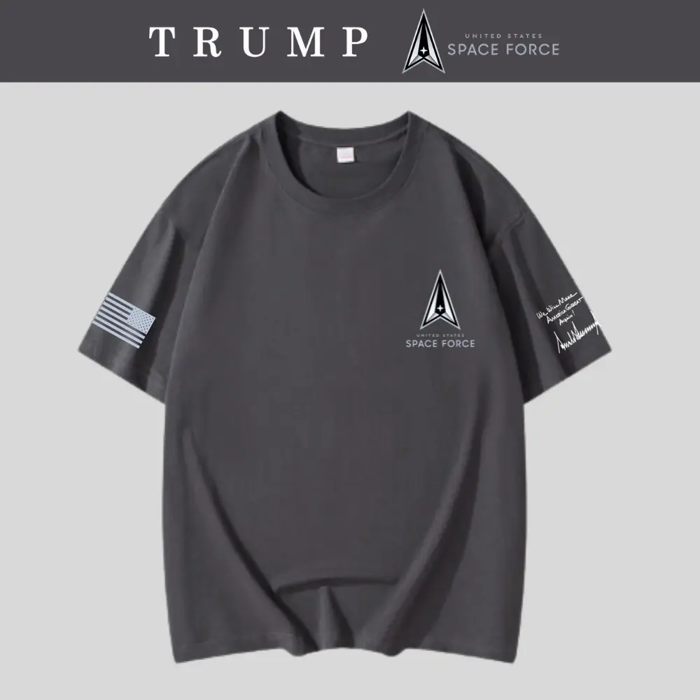 SPACE FORCE プレミアムコットンTシャツ [グレー]