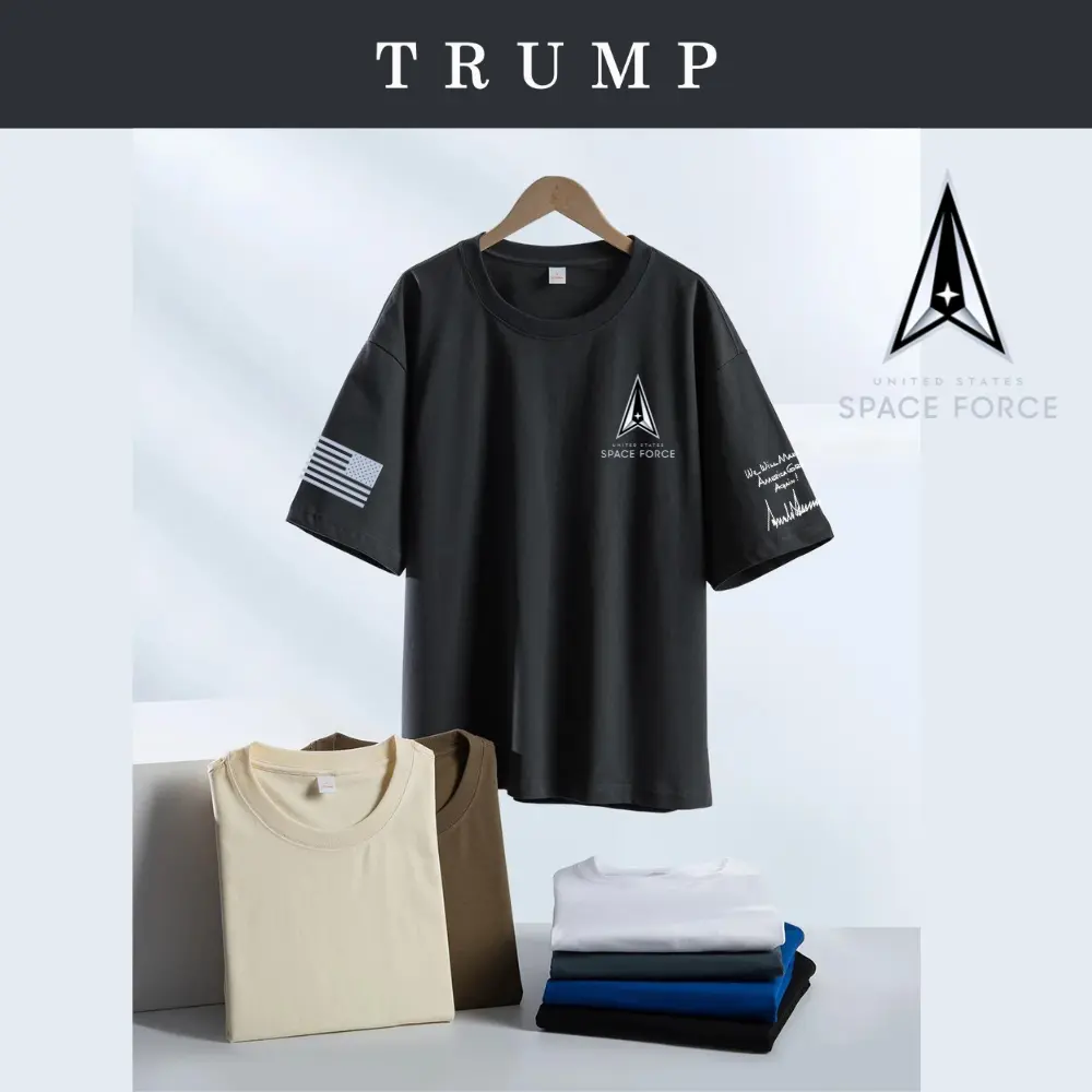 SPACE FORCE プレミアムコットンTシャツ [グレー] - 画像 (3)