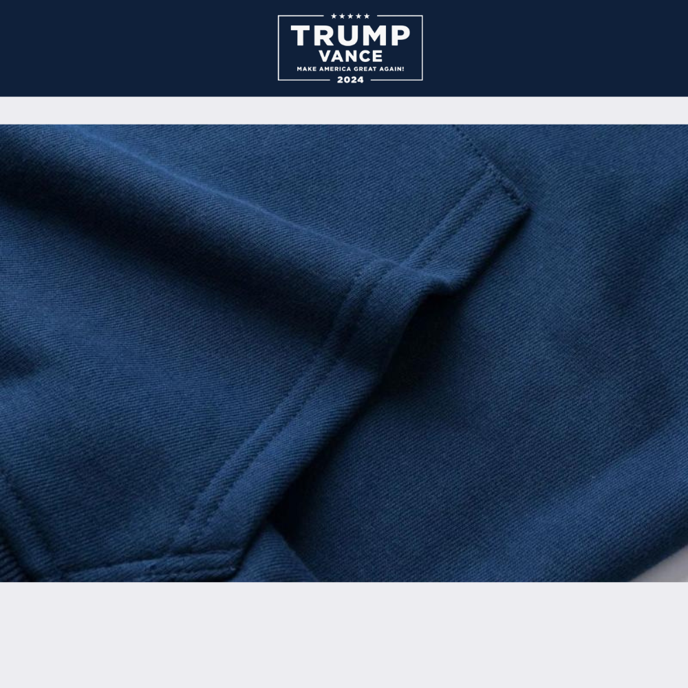 TRUMP VANCE ロゴフーデッドパーカー [レッド] - 画像 (6)