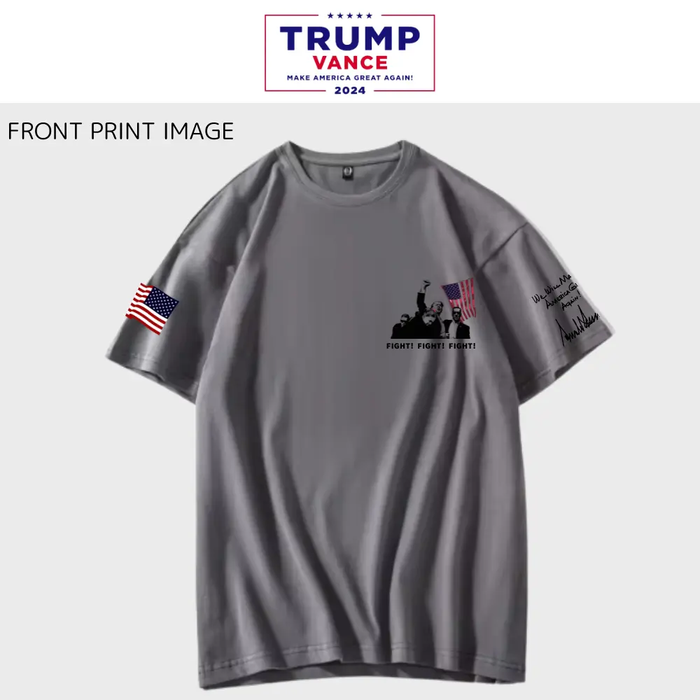Fight! Fight! Fight! グラフィックTシャツ [FFFT-02][グレー]