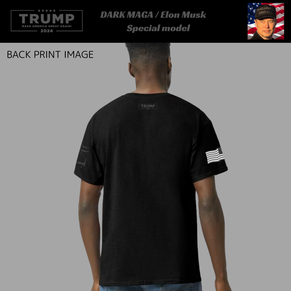 [Dark MAGA] ロゴTシャツ [DMET-02] - 画像 (4)
