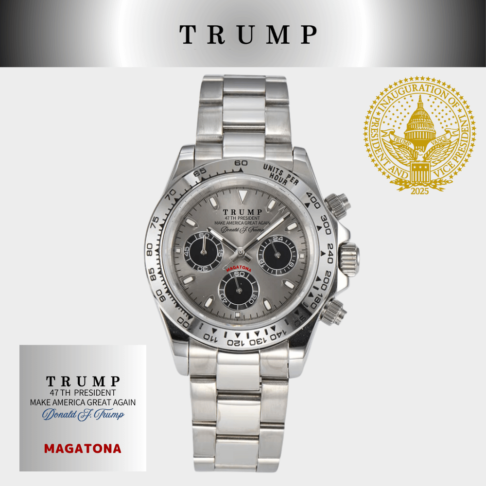 [TRUMP 47]オリジナルデザイン腕時計 [MAGATONA][グレーフェイス(1)]