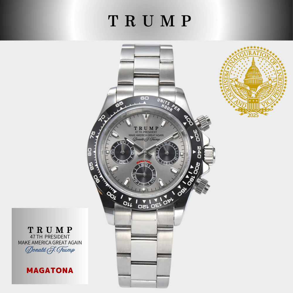 [TRUMP 47]オリジナルデザイン腕時計 [MAGATONA][グレーフェイス(2)]