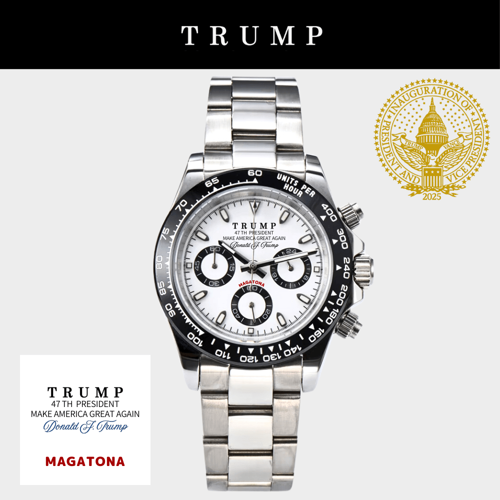 [TRUMP 47]オリジナルデザイン腕時計 [MAGATONA][ホワイトフェイス(2)]