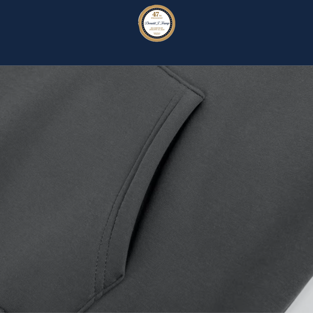 [TRUMP 47]ロゴ入りフーデッドパーカー[マルーン][NTHD-01] - 画像 (8)