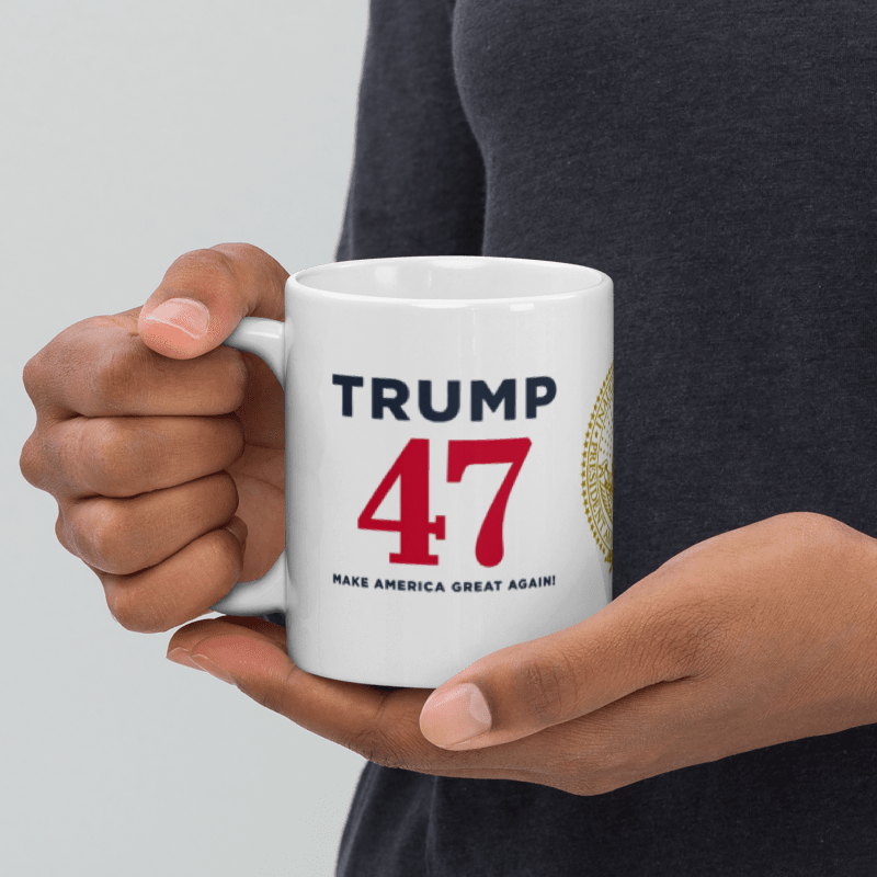 [TRUMP 47]マグカップ[第47代大統領][白/赤・青][NTMG-01] - 画像 (5)