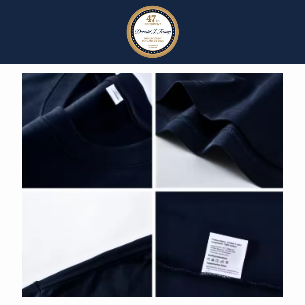 [TRUMP 47]ロゴ入プレミアムTシャツ(1)[黒][NTTE-01] - 画像 (3)