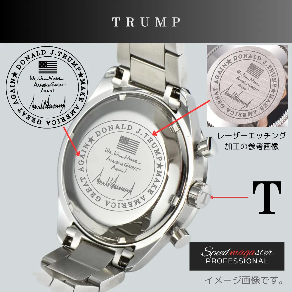 オリジナルデザイン腕時計 [Speedmagaster] ピンクフェイス - 画像 (2)