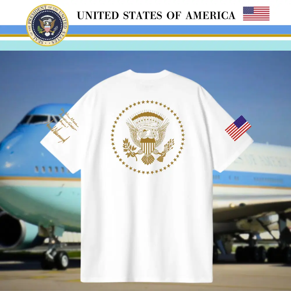 [Air Force One 2025]エアフォース・ワン2025Tシャツ[白][AFTE-01] - 画像 (2)