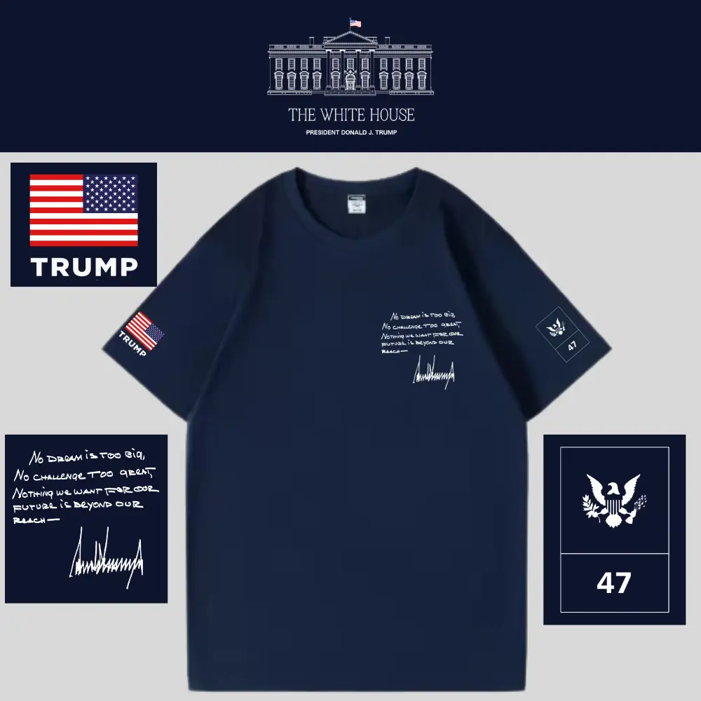 [AMERICA IS BACK]White House ロゴTシャツ[WHTE-04][ネイビー]