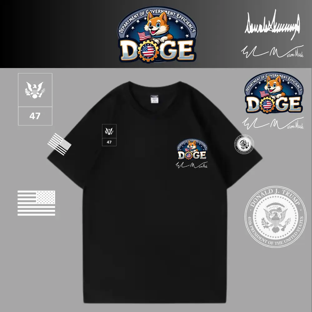[DOGE]ドージロゴTシャツ[黒][DGTE-01]