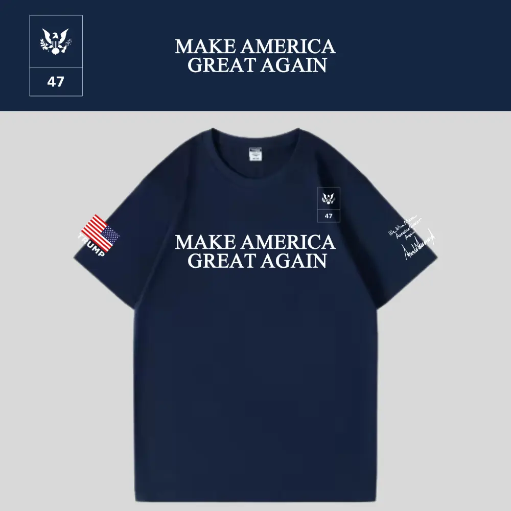 [MAGA 2025]ロゴTシャツ[ネイビー][NMGT-01]