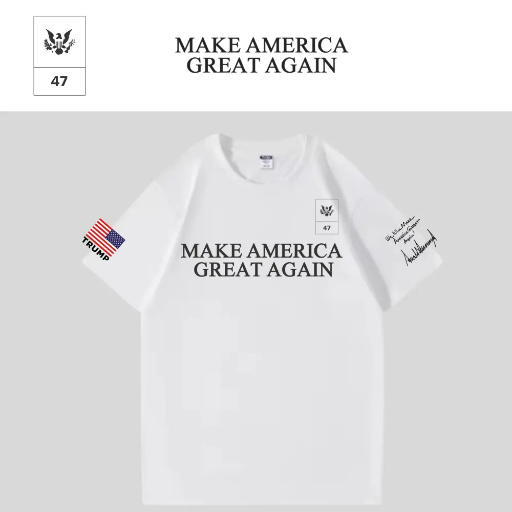 [MAGA 2025]ロゴTシャツ[白][NMGT-01]
