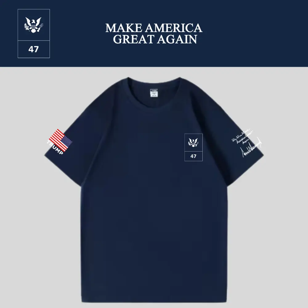 [MAGA 2025]ロゴTシャツ[ネイビー][NMGT-02]