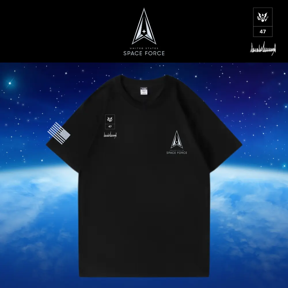 [SPACE FORCE]ロゴTシャツ[黒][SFTE-011]