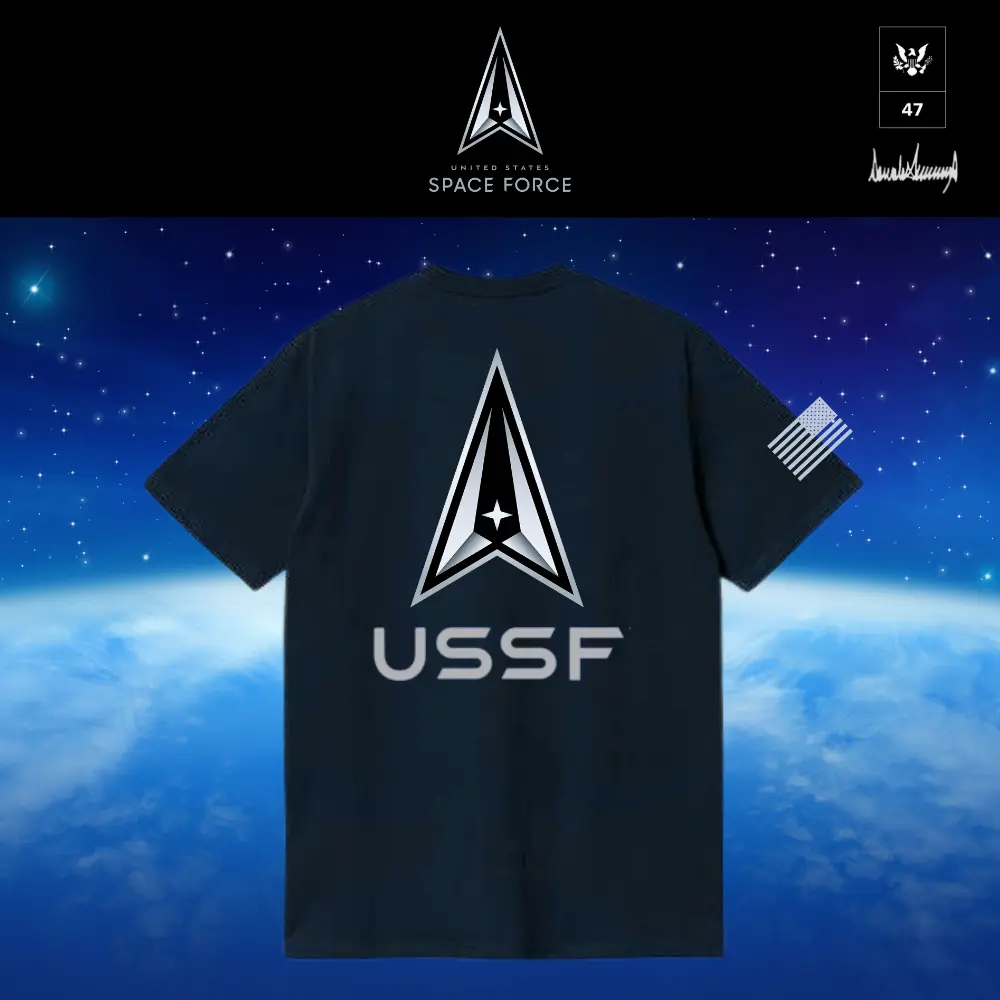 [SPACE FORCE]ロゴTシャツ[ネイビー][SFTE-011] - 画像 (2)