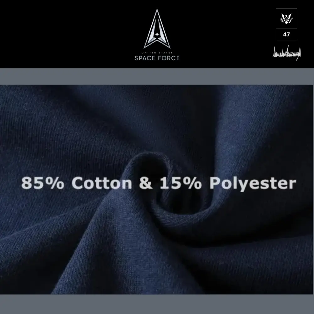 [SPACE FORCE]ロゴジップアップパーカー[ネイビー][SFZH-011] - 画像 (3)