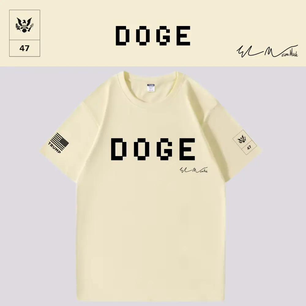 [DOGE]ドージロゴTシャツ[アプリコット][DGTE-02]