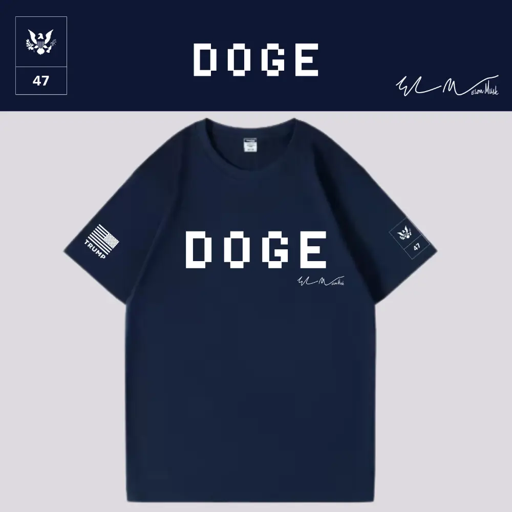 [DOGE]ドージロゴTシャツ[ネイビー][DGTE-02]