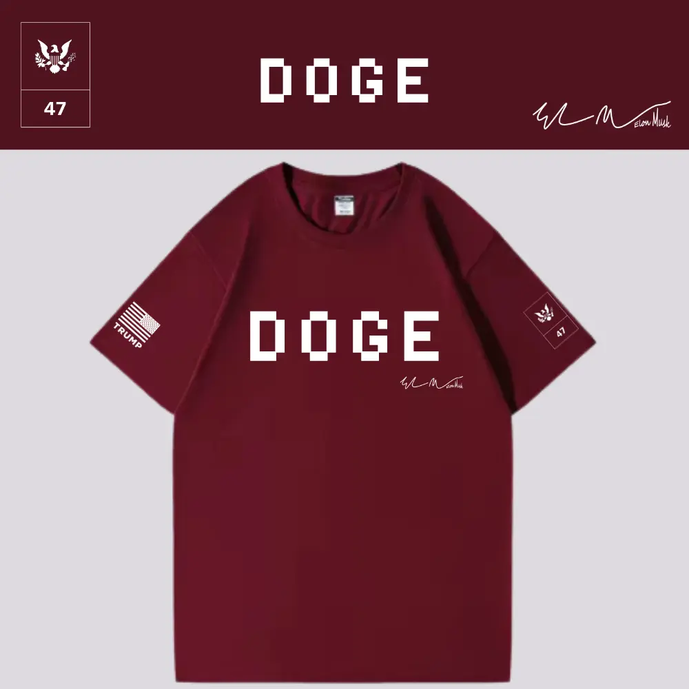 [DOGE]ドージロゴTシャツ[ワインレッド][DGTE-02]