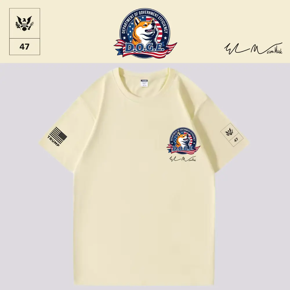 [DOGE]ドージロゴTシャツ[アプリコット][DGTE-03]