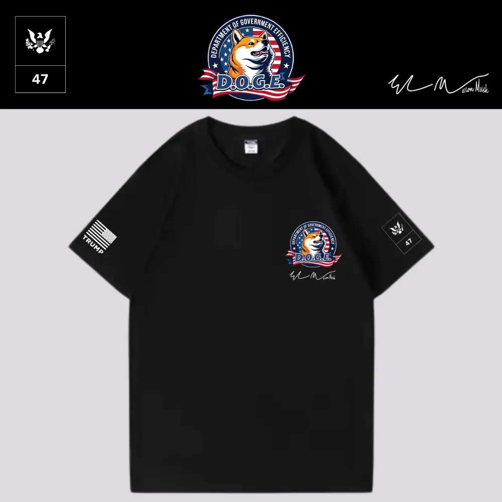 [DOGE]ドージロゴTシャツ[黒][DGTE-03]