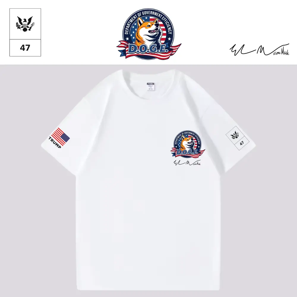 [DOGE]ドージロゴTシャツ[白][DGTE-03]