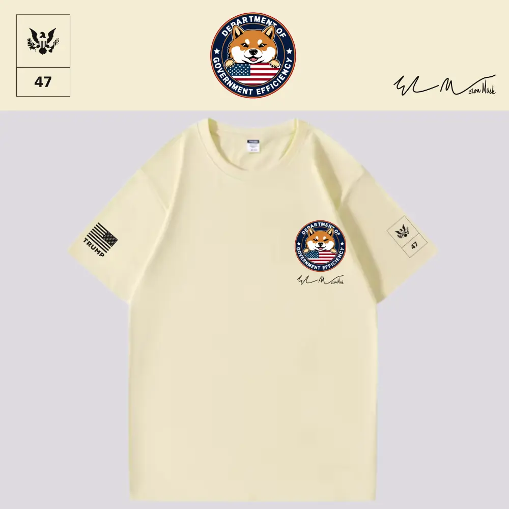 [DOGE]ドージロゴTシャツ[アプリコット][DGTE-04]