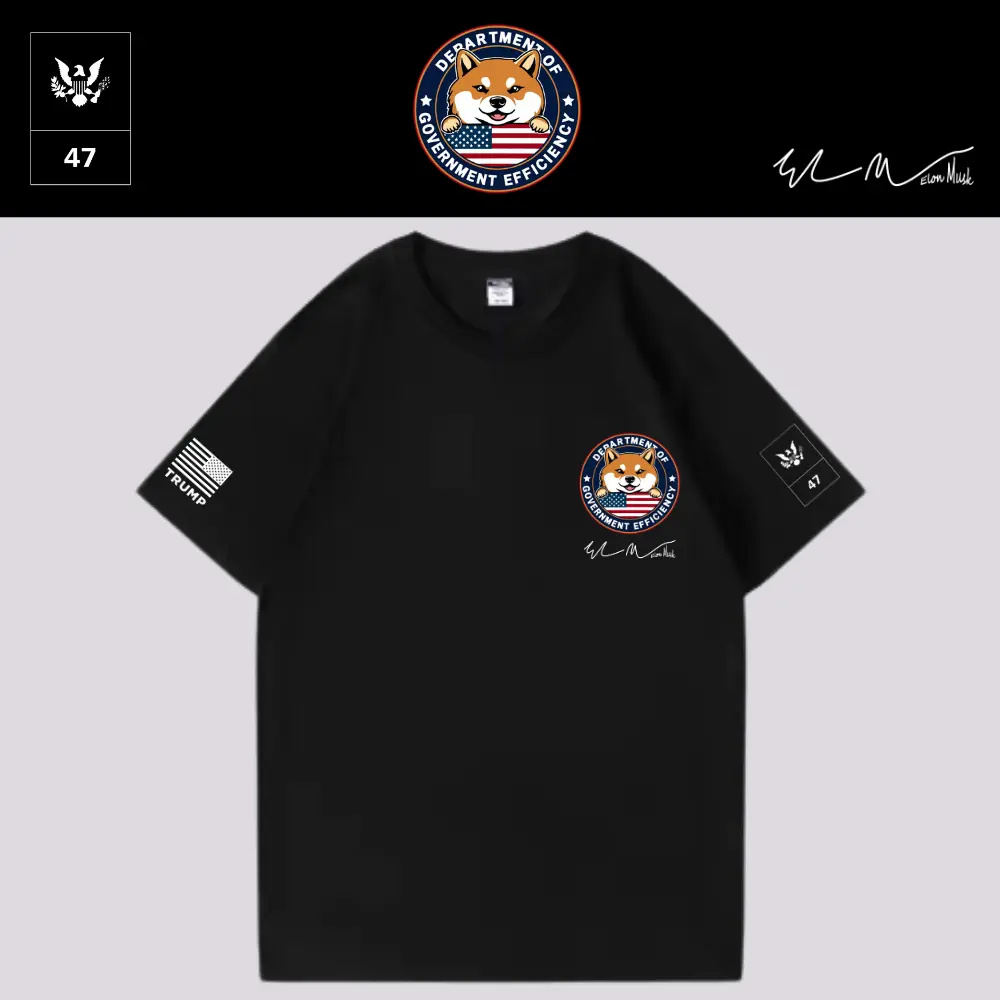 [DOGE]ドージロゴTシャツ[黒][DGTE-04]